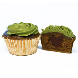 cupcake green tea red bean